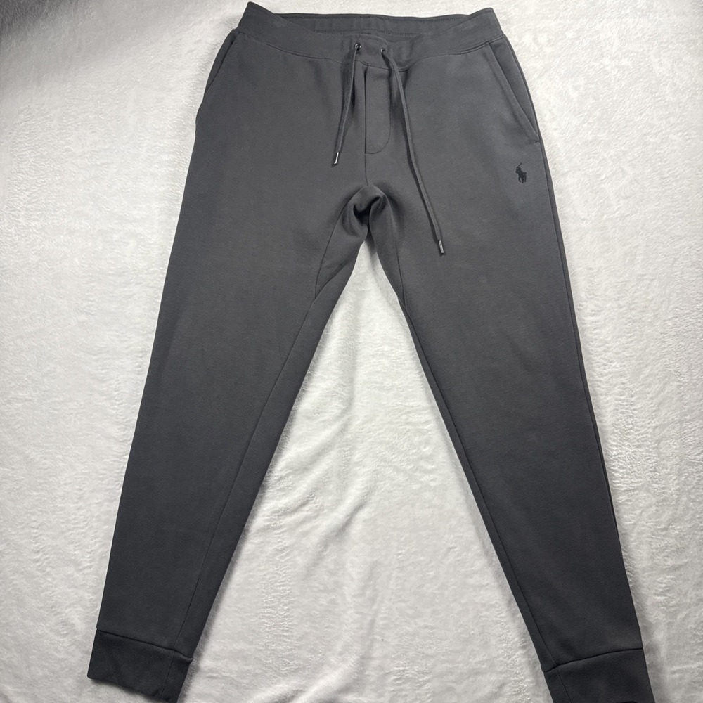 NWOT Polo Ralph Lauren Joggers Mens S Double-Knit Dark Gray Athletic Sweatpants
